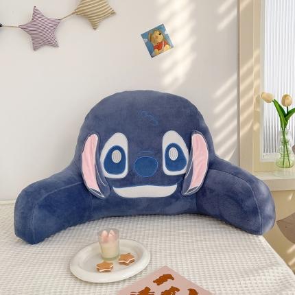 91家纺网 家纺一手货源 找家纺 （总）乐坊 2024新款牛奶绒绣花单人靠垫-风格二