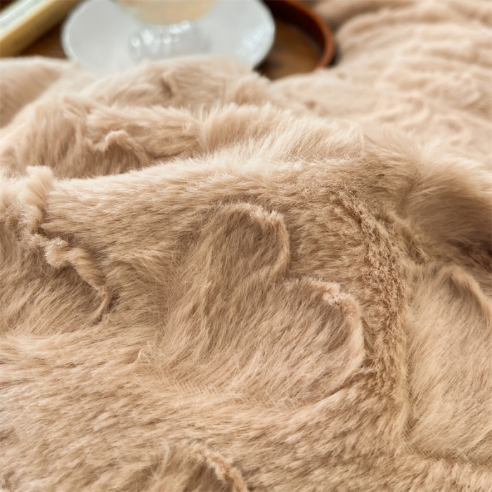 91家纺网 家纺一手货源 找家纺 （总）慕色 2023新款兔绒爱心剪花四件套--暖心系列