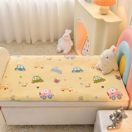 91家纺网 家纺一手货源 找家纺 （总）宝贝优选 2023新款儿童牛奶绒可拆卸床垫床褥儿童床垫