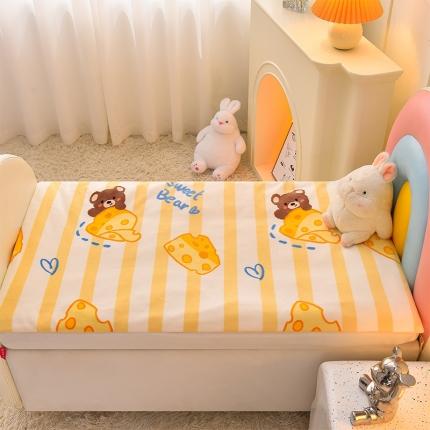 91家纺网 家纺一手货源 找家纺 （总）宝贝优选 2023新款儿童牛奶绒可拆卸床垫床褥儿童床垫