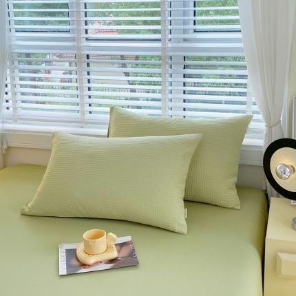 91家纺网 家纺一手货源 找家纺 （总）春皖家纺 2023新款全棉华夫格单枕套-风格二