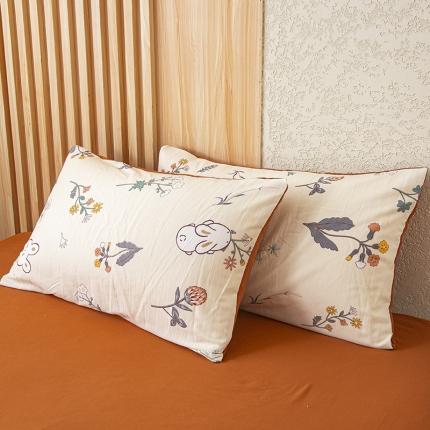 91家纺网 家纺一手货源 找家纺 （总）曼璐家纺 2025新款亲肤水洗棉麻单枕套