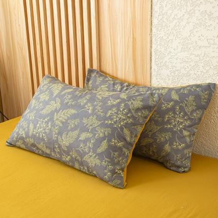 91家纺网 家纺一手货源 找家纺 （总）曼璐家纺 2025新款亲肤水洗棉麻单枕套