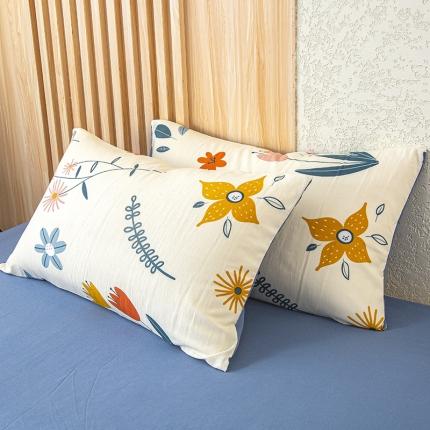 91家纺网 家纺一手货源 找家纺 （总）曼璐家纺 2025新款亲肤水洗棉麻单枕套