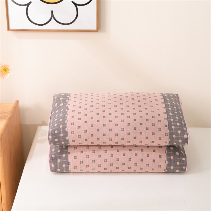 91家纺网 家纺一手货源 找家纺 （总）纽乐 2023新款双层纱荞麦枕