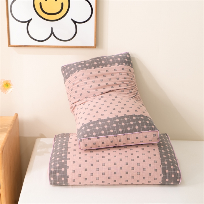 91家纺网 家纺一手货源 找家纺 （总）纽乐 2023新款双层纱荞麦枕