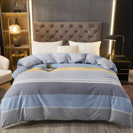 91家纺网 家纺一手货源 找家纺 （总）伊而梦 2023新款全棉磨毛印花四件套系列单品被套