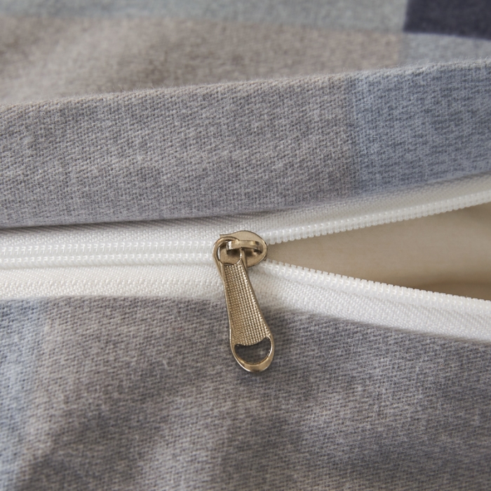 91家纺网 家纺一手货源 找家纺 伊而梦 2023新款全棉磨毛印花四件套系列单品被套 梵客-灰