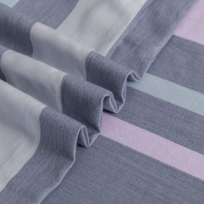 91家纺网 家纺一手货源 找家纺 伊而梦 2023新款全棉磨毛印花四件套系列单品被套 乔纳森-蓝