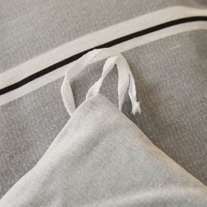 91家纺网 家纺一手货源 找家纺 伊而梦 2023新款全棉磨毛印花四件套系列单品被套 梦动之城-灰