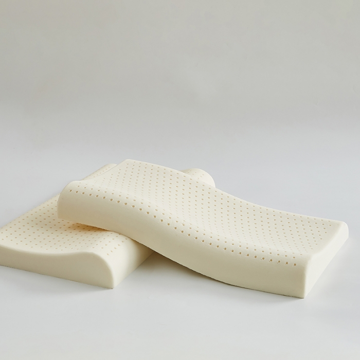 91家纺网 家纺一手货源 找家纺 鼎盛乳胶 2025新款泰国天然乳胶枕成人薄款曲线低枕60*35*5/7