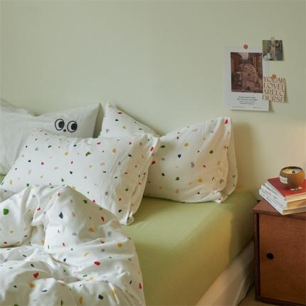 91家纺网 家纺一手货源 找家纺 （总）窝米 2023秋季新品全棉双层纱四件套系列