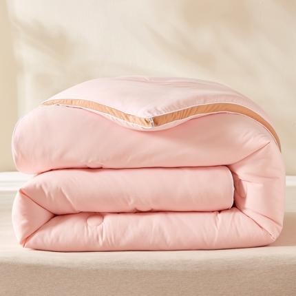 暖芯优选 2023新款纯色大豆被冬被冬天被子加厚 公主粉