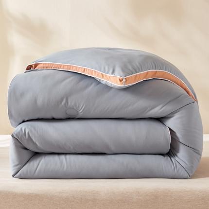 暖芯优选 2023新款纯色大豆被冬被冬天被子加厚 时尚灰