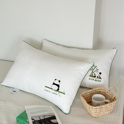 91家纺网 家纺一手货源 找家纺 （总）伟邦枕芯 新款熊猫舒软枕