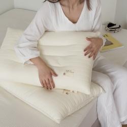 91家纺网 家纺一手货源 找家纺 （总）伟邦 2023新款日式乳胶护颈枕,白色一个
