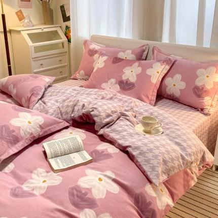 91家纺网 家纺一手货源 找家纺 （总）新印象 2025新款全棉生态磨毛印花四件套