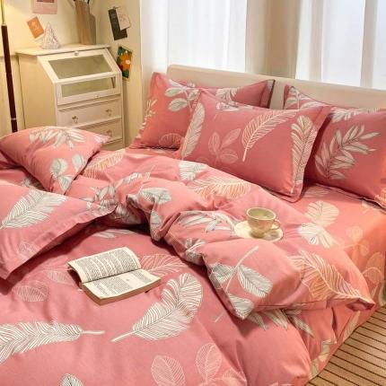 91家纺网 家纺一手货源 找家纺 （总）新印象 2025新款全棉生态磨毛印花四件套