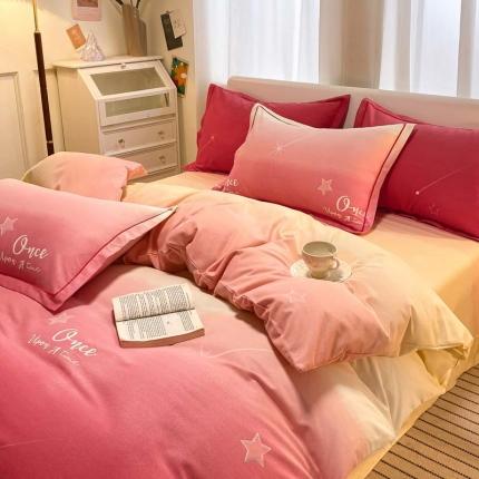 91家纺网 家纺一手货源 找家纺 （总）新印象 2025新款全棉生态磨毛印花四件套