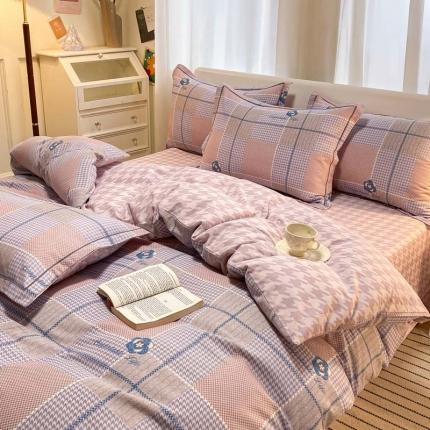 91家纺网 家纺一手货源 找家纺 （总）新印象 2025新款全棉生态磨毛印花四件套