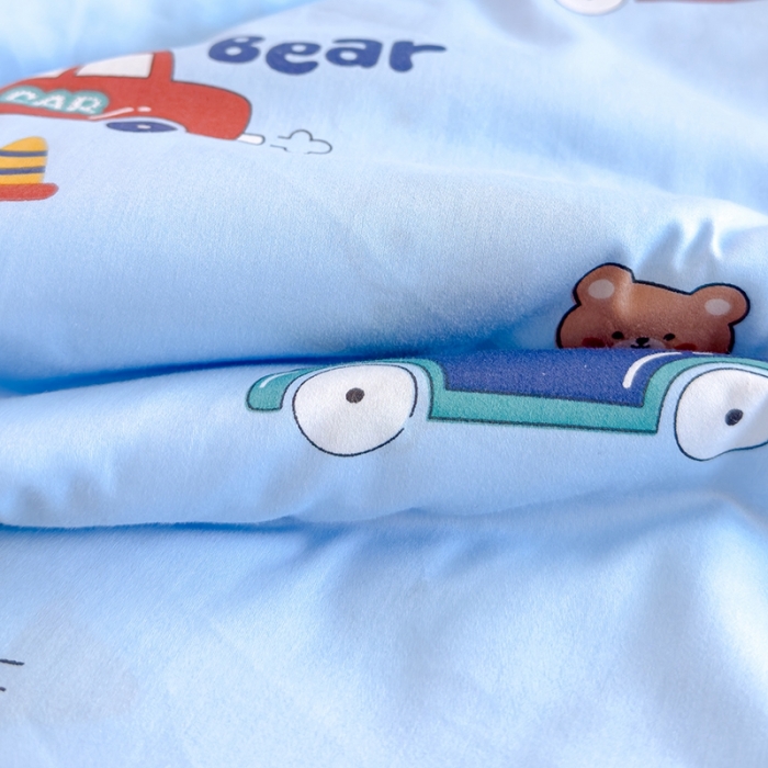 91家纺网 家纺一手货源 找家纺 良佐生活 2023新款A类60支全棉儿童多功能抱枕被 滴滴汽车