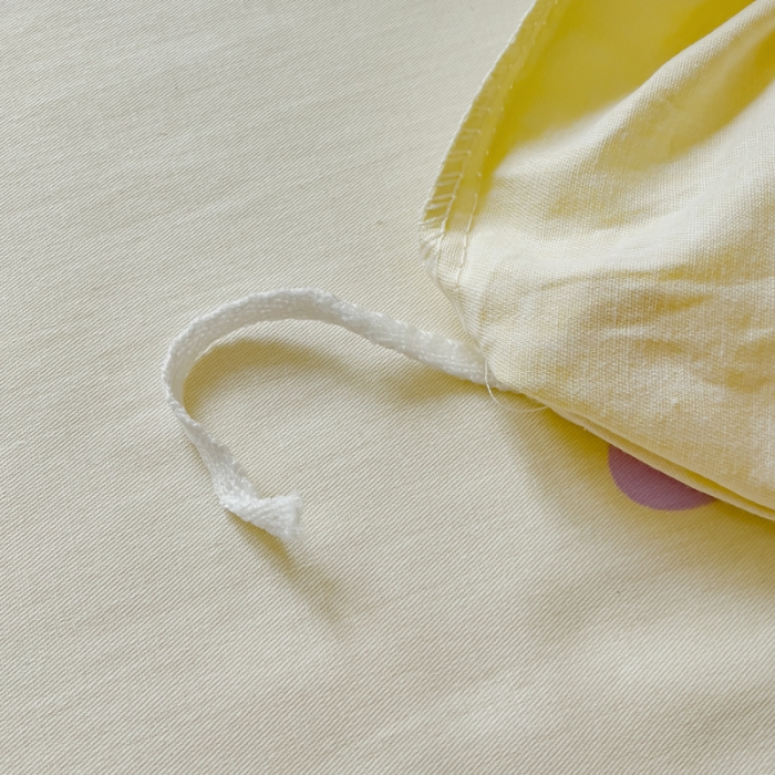 91家纺网 家纺一手货源 找家纺 金丝鸟家纺 2023新款全棉印花三利欧库洛米系列四件套 柠檬狗