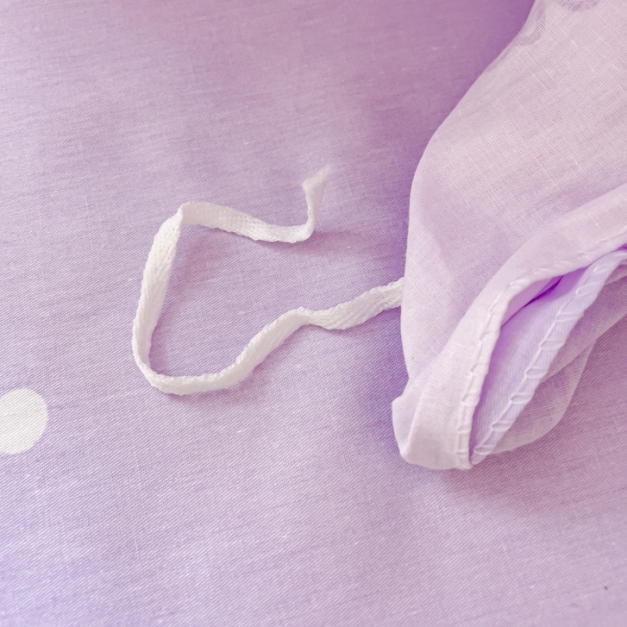 91家纺网 家纺一手货源 找家纺 金丝鸟家纺 2023新款全棉印花三利欧库洛米系列四件套 香芋紫库洛米