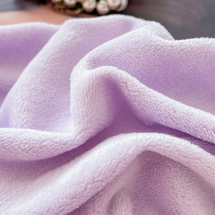 91家纺网 家纺一手货源 找家纺 慕尚家纺 2025新款牛奶绒大眼睛系列四件套 芭比风铃紫