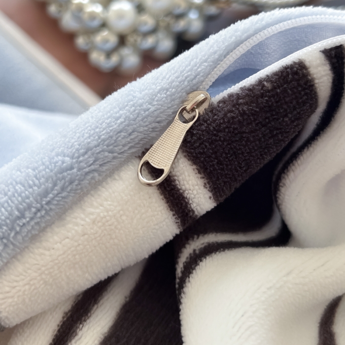 91家纺网 家纺一手货源 找家纺 慕尚家纺 2025新款牛奶绒大眼睛系列四件套 露娜白云石