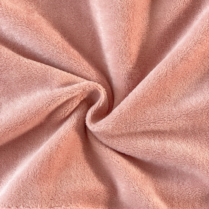 91家纺网 家纺一手货源 找家纺 轻奢风A类母婴级埋绳款高克重牛奶绒婴儿宝宝绒四件套 美娜德-浅豆沙