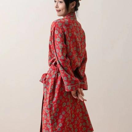 91家纺网 家纺一手货源 找家纺 （总）双层纱家居 2023新款双层纱家居服睡袍