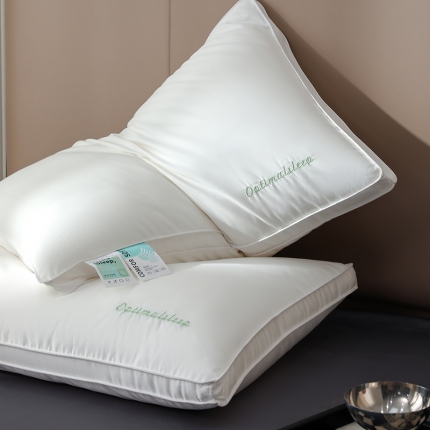 91家纺网 家纺一手货源 找家纺 2025新款 奢享星级好睡眠 立体抑菌酒店羽丝绒枕芯枕头