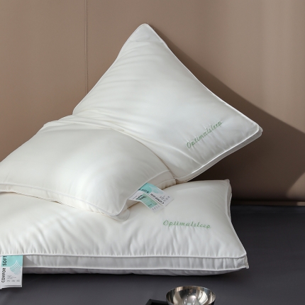 91家纺网 家纺一手货源 找家纺 2025新款 奢享星级好睡眠 立体抑菌酒店羽丝绒枕芯枕头