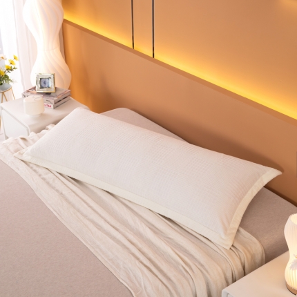 91家纺网 家纺一手货源 找家纺 喜相逢家纺 D30-烂花牛奶绒双人枕套