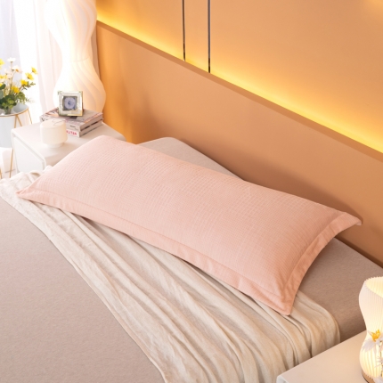 91家纺网 家纺一手货源 找家纺 喜相逢家纺 D30-烂花牛奶绒双人枕套