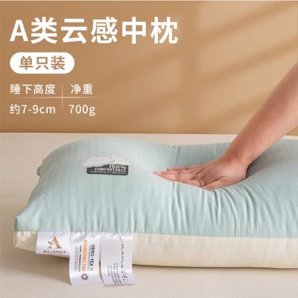 91家纺网 家纺一手货源 找家纺 凡星枕业 2023新款提花云朵全棉枕头枕芯