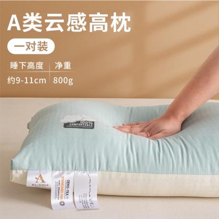 91家纺网 家纺一手货源 找家纺 凡星枕业 2023新款提花云朵全棉枕头枕芯