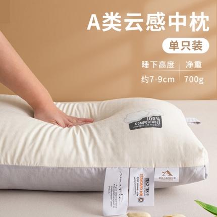 91家纺网 家纺一手货源 找家纺 凡星枕业 2023新款提花云朵全棉枕头枕芯