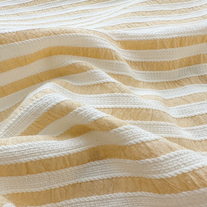 91家纺网 家纺一手货源 找家纺 怡家居 2023新款色织棉麻提花加绒四件套 锦瑟-米驼