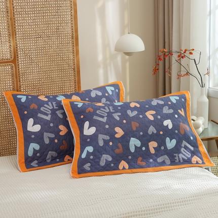 91家纺网 家纺一手货源 找家纺 总枕巾新款纯棉一对装全棉家用纱布枕头套巾高档男生枕头巾垫巾学生宿舍