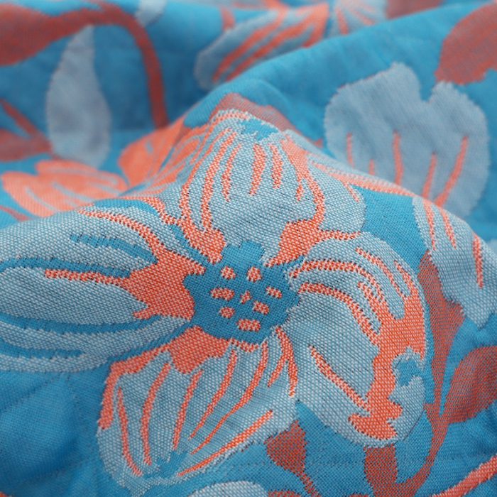 91家纺网 家纺一手货源 找家纺 枕巾新款纯棉一对装全棉家用纱布枕头套巾高档男生枕头巾垫巾学生宿舍 春意浓-蓝