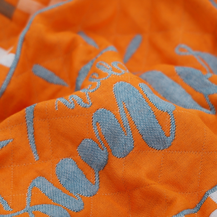 91家纺网 家纺一手货源 找家纺 枕巾新款纯棉一对装全棉家用纱布枕头套巾高档男生枕头巾垫巾学生宿舍 阳光风车-橘