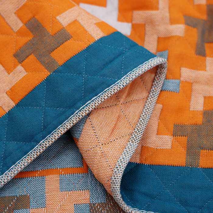 91家纺网 家纺一手货源 找家纺 枕巾新款纯棉一对装全棉家用纱布枕头套巾高档男生枕头巾垫巾学生宿舍 阳光风车-橘