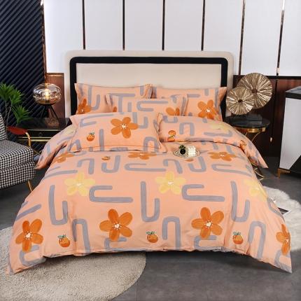 91家纺网 家纺一手货源 找家纺 （总）金纱玉纺家纺 2024新款加厚AB版四件套