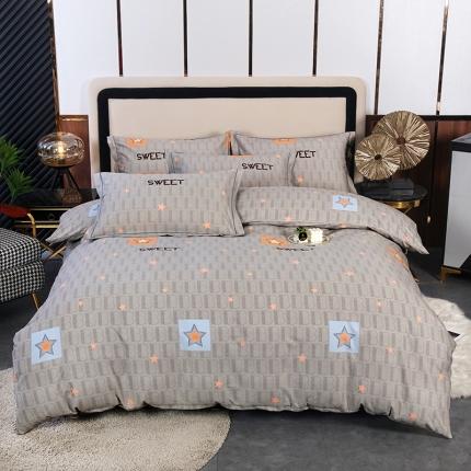 91家纺网 家纺一手货源 找家纺 （总）金纱玉纺家纺 2024新款加厚AB版四件套