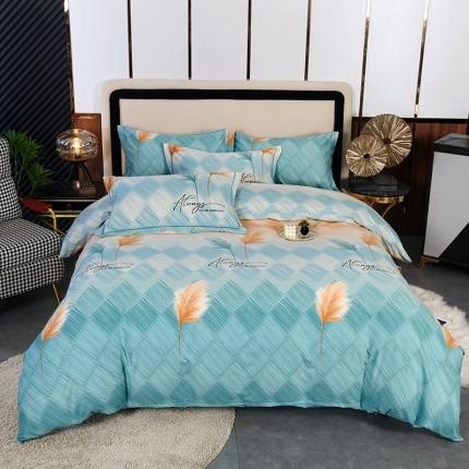 91家纺网 家纺一手货源 找家纺 （总）金纱玉纺家纺 2024新款加厚AB版四件套