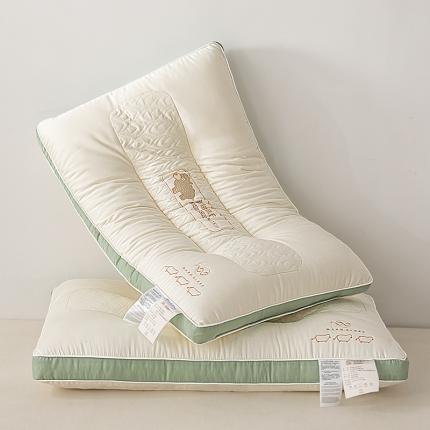 91家纺网 家纺一手货源 找家纺 （总）贵夫人 2023新款驼绒蛋白护颈枕枕头枕芯