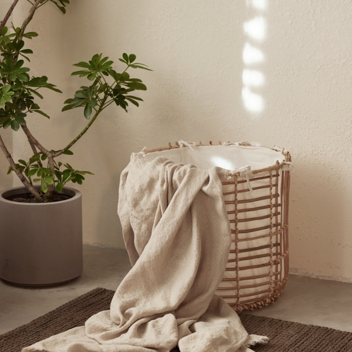 91家纺网 家纺一手货源 找家纺 （总）安莱生活 2023新款百分百亚麻围巾披肩