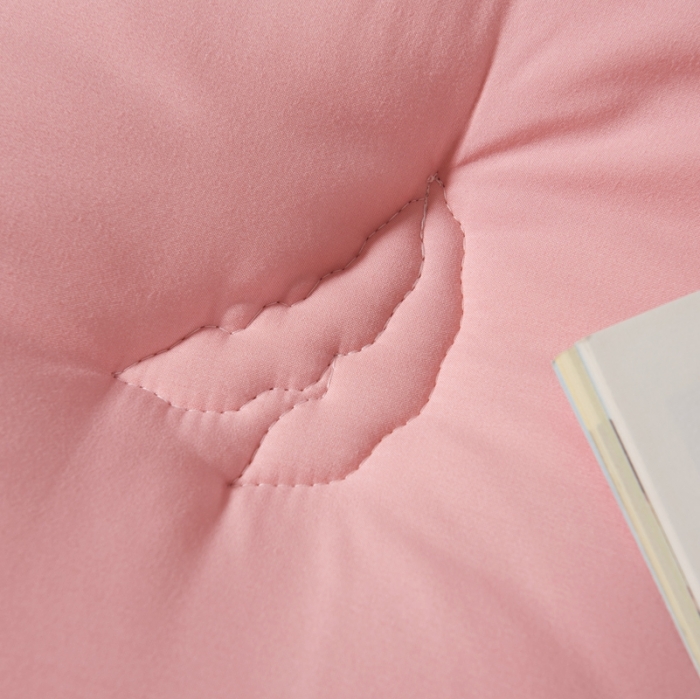 91家纺网 家纺一手货源 找家纺 畅畅家纺 2023新款抗菌纤维亲肤大豆冬被被子被芯 浅粉玉