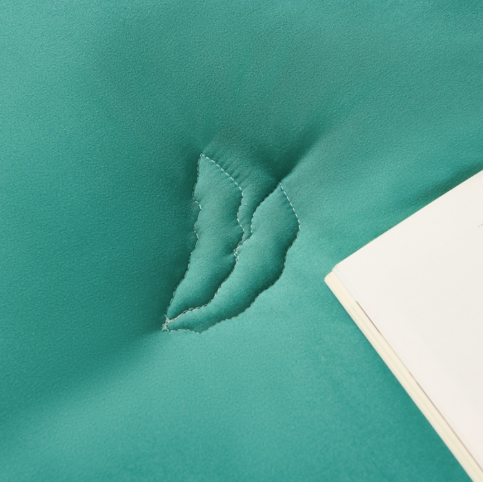 91家纺网 家纺一手货源 找家纺 畅畅家纺 2023新款抗菌纤维亲肤大豆冬被被子被芯 云母绿